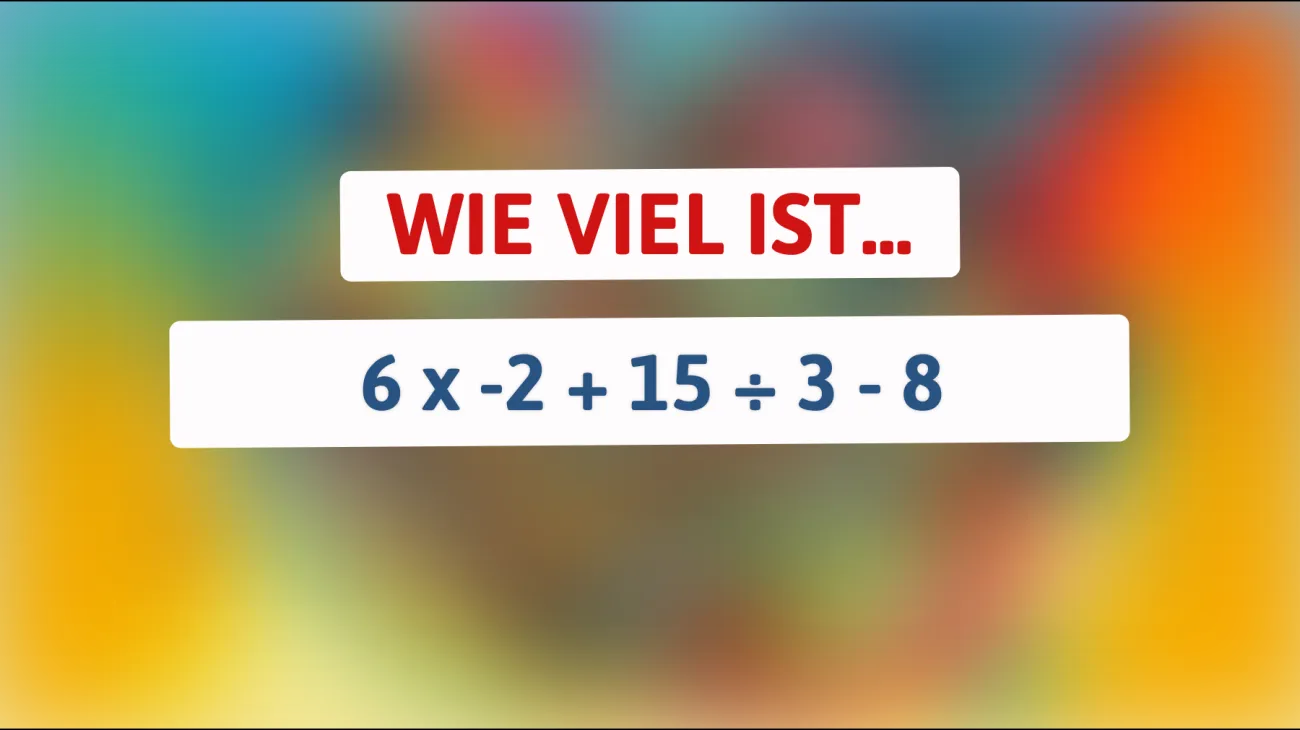 Nur die brillantesten Köpfe knacken dieses Mathe-Rätsel: Kannst du es lösen?"